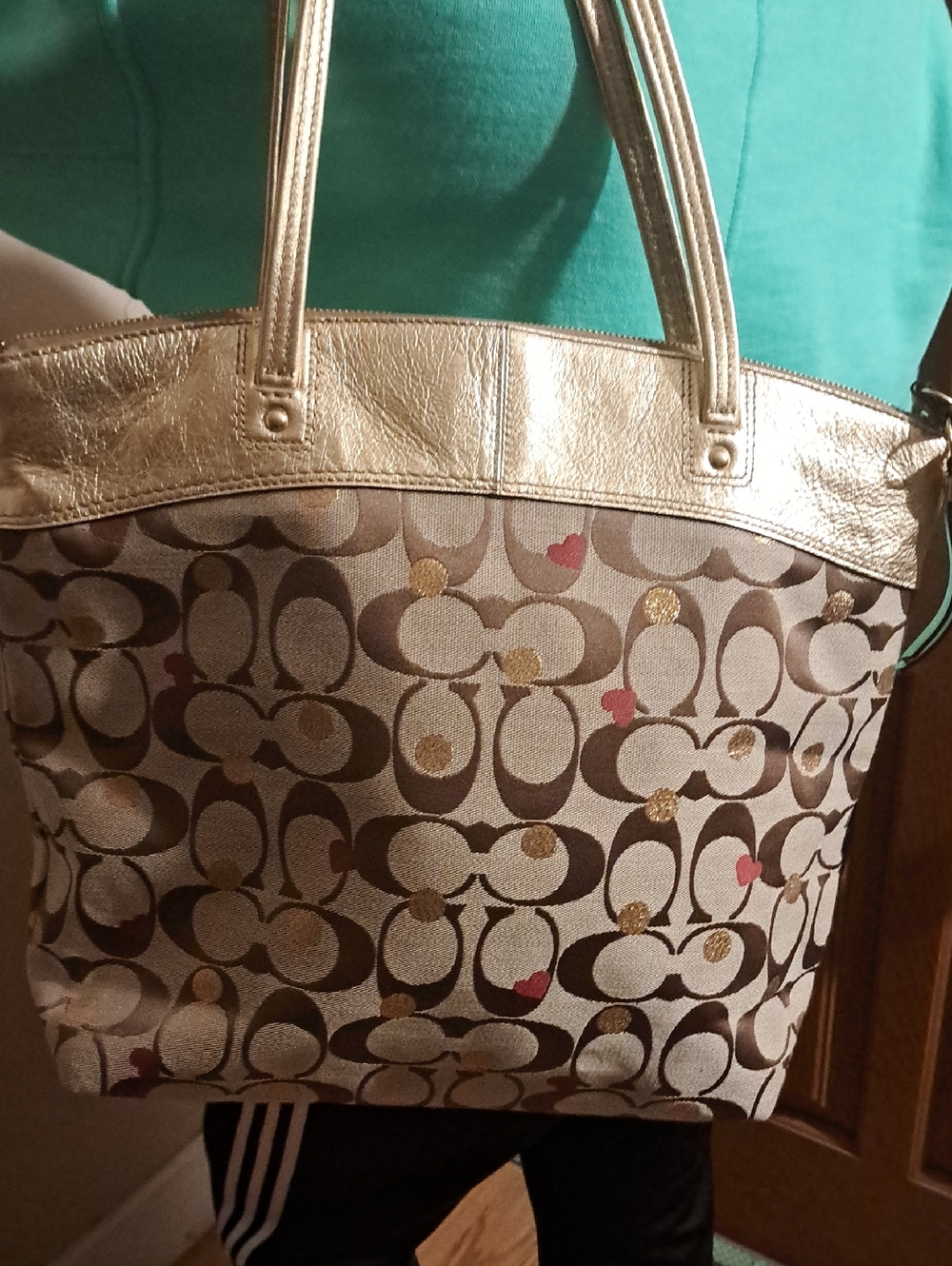 Coach Laura Signature Tote Bag, specifically the "Secret Admirer" 2011 - Picture 5 of 11
